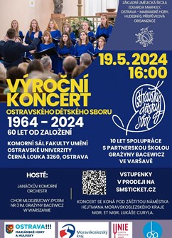 Výroční koncert 60 let založení Ostravského dětského sboru