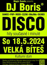 DJ Boris DISCO - Velká Bíteš