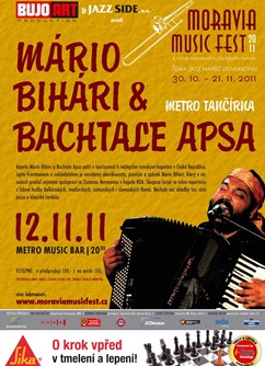 MORAVIA MUSIC FEST 2011: MÁRIO BIHÁRY A BACHTALE APSA