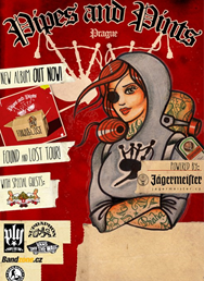 PIPES AND PINTS - Křest desky - Found and Lost !!! + DIRTY BLONDES - REZERVACE