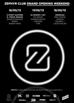 ZEPHYR PÁTEK - otevírací akce nového urban pub & club