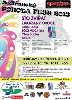 Sedlčanský POHODAFEST 2013