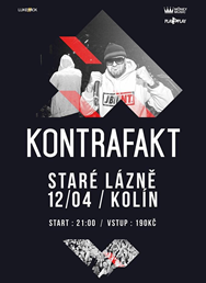 KONTRAFAKT 12.4.2014 - Staré Lázně Kolín !!!