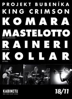 PAT MASTELOTTO (King Crimson) & PAOLO RAINERI & DAVID KOLLAR TRIO @ KABINET MÚZ