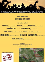 1. Rockový festival Blšany