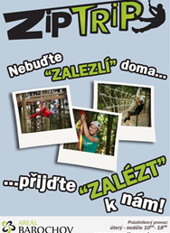 Prázdniny v Lanovém centru Ziptrip
