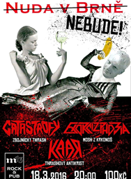  Nuda v Brně (NEBUDE!): Catastrofy, Kaar, Exorcizphobia