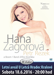 Hana Zagorová a Petr Rezek & Boom!Band Jiřího Dvořáka