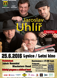 Jaroslav Uhlíř s kapelou - koncert na Lysickou pouť