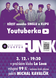 Filip Zangi & Purpur - křest videosinglu YouTuberka