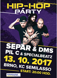 Hip-Hop Párty - Separ & DMS+ Pil C & Specialbeatz