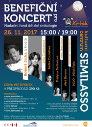 Benefiční koncert nadace Krtek