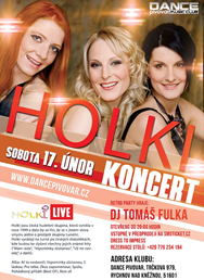 Koncert HOLKI 2018 + Retro party Dj Tomáš Fulka