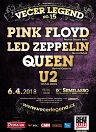 15. Večer Legend - U2, Queen, Pink Floyd, Led Zeppelin