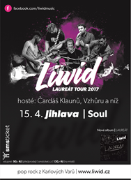 Laureát tour 2017 | Liwid + Čardáš Klaunů + Vzhůru a níž