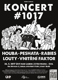 Koncert#1017 (Houba, Peshata, Rabies, Louty a další)