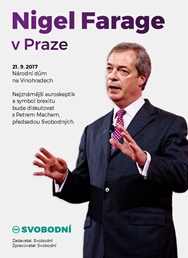Nigel Farage v Praze