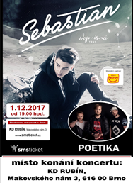 Sebastian a Poetika - Vesmírná tour 2017