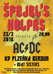 AC/DC revival band  Špejbl´s Helprs  support Beat Sisters