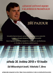 Jiří Pazour: Géniové světové hudby v klavírních proměnách