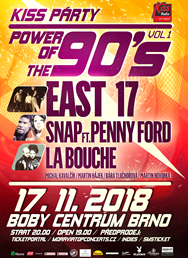The Power of 90s: East 17, La Bouche, Snap! feat. Penny Ford