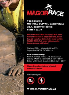 5. ročník MAGOR RACE v rámci akce OFFROAD CUP VIII. Babiny 