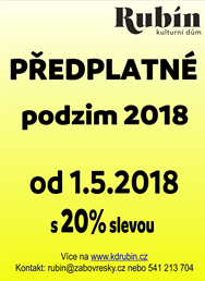 PŘEDPLATNÉ A - podzim 2018