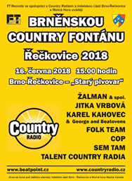 Brněnská Country fontána Řečkovice 2018