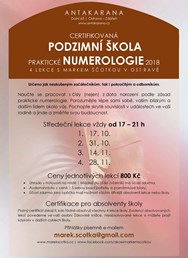 Podzimní škola praktické numerologie 1 v Ostravě