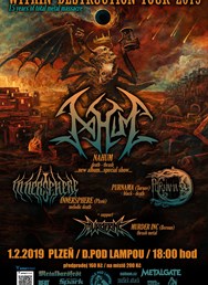 Within Destruction tour 2019 (NAHUM, Inner Sphere, Purnama)