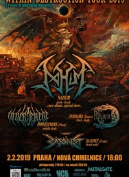 Within Destruction tour 2019 (NAHUM, Inner Sphere, Purnama)