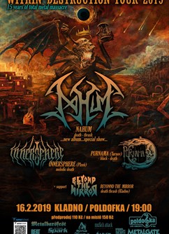 Within Destruction tour 2019 (NAHUM, Inner Sphere, Purnama)