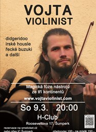 Ethno nářez v Keltském duchu - Vojta Violinist v Šumperku