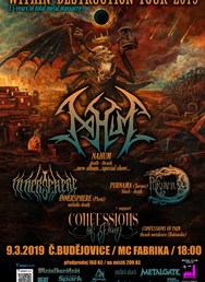 Within Destruction tour 2019 (NAHUM, Inner Sphere, Purnama)