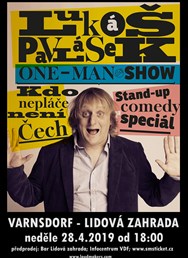 Kdo nepláče neni Čech – Lukáš Pavlásek one man show