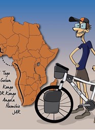 Na kole přes Afriku v Brně