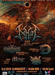 Within Destruction tour 2019 (NAHUM, Inner Sphere, Purnama)