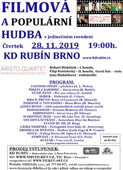 Filmová a populární hudba s Aristo Quartetem
