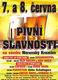 Pivní slavnosti na zámku Moravský Krumlov