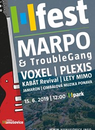 Hfest Hanušovice - Marpo & Troublegang, Voxel, Kabát Revival