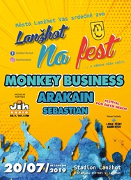 Lanžhot Na fest: Monkey Business, Arakain, Sebastian
