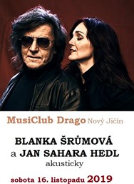 Blanka Šrůmová a Jan Sahara Hedl akusticky