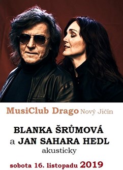 Blanka Šrůmová a Jan Sahara Hedl akusticky