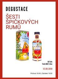 Degustace šesti špičkových rumů