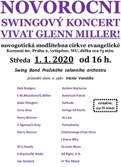 Novoroční swingový koncert Vivat Glenn Miller!