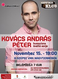 Kovács András Péter humorista estje Szepsiben