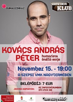 Kovács András Péter humorista estje Szepsiben