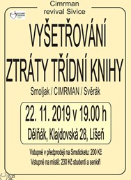 Cimrman revival Sivice - Vyšetřování ztráty třídní knihy