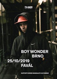 Boy Wonder (SK) + support Dorien Wandalist & Dj Rubenz
