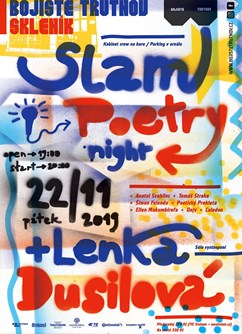 Slam Poetry Night + Lenka Dusilová